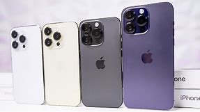 iPhone 14 Pro & Pro Max: Every Color! (Space Black, Deep Purple, Silver & Gold)