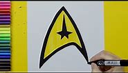 How to draw Star Trek Logo