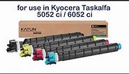 Colour Toners for use in Kyocera Taskalfa 5052ci & 3552ci Multi-functional Devices
