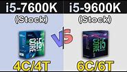 i5-7600K Vs. i5-9600K | 1080p and 1440p Gaming Benchmarks