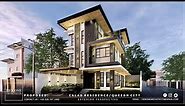 Calad Residence - 200 SQM HOUSE DESIGN - 150 SQM CORNER LOT with Pool - Tier One Architects