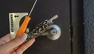 [010] - Bypass Door Latch with Victorinox Swiss Army Knife and Traveler's Hook