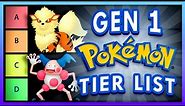 Ranking All Generation 1 Pokemon - Tier List