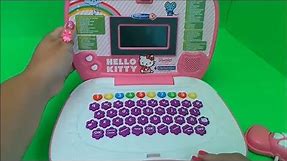 HELLO KITTY LAPTOP By Clementoni Computer Toy to learn English #hellokitty