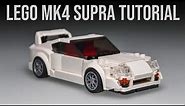 Lego Toyota Supra Mk4 v2 Build Tutorial