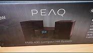 PEAQ PMS 400 Micro Hifi System mit DAB+/FM Tuner (Schwarz) Unboxing