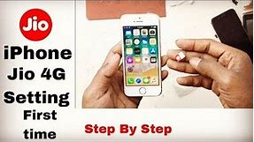 All iPhone Jio 4G Network settings First Time 🔥 Step by step hindi by Ajay