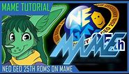 MAME Tutorial Running the Neo Geo Classics Complete Collection ROMS in MAME || MAME Emulator How To