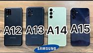 Samsung Galaxy A12 vs A13 vs A14 vs A15