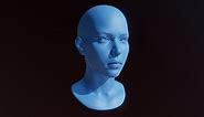 3D Printable Female Head 9 - Buy Royalty Free 3D model by Rumpelstiltskin (@rumpelshtiltshin)