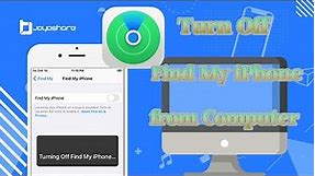 Turn Find My iPhone off from Computer Using iCloud and Joyoshare 2024