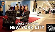 Inside Saks Fifth Avenue Department Store in New York City [4K]