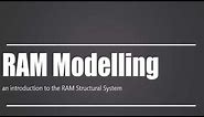 RAM Structural System tutorial