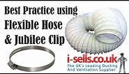 Flexible Hose and Jubilee Clips