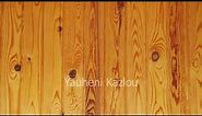 Wood background. Pine wood texture - Stock Footage