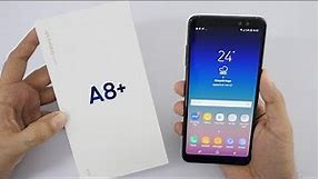 Samsung Galaxy A8+ Unboxing & Overview A Selfie Centric Smartphone!