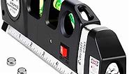 Laser Level Line Tool, Multipurpose Laser Level Kit Standard Cross Line Laser leveler Beam Tool with Metric Rulers 8ft/2.5M for Picture Hanging cabinets Tile Walls by AikTryee.