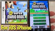 PLAY Super Mario Bros on iPhone iOS Emulator & Android APK!