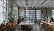 two industrial lofts with amazing high windows