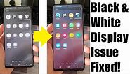 Phone display black and white | Problem solved!