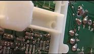 Emerson CRT tv vcr combo vertical deflection troubleshooting and repair