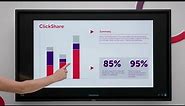 Set up ClickShare for an interactive display (touch display)