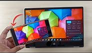 Samsung Galaxy Devices : How To Cast Laptop Or PC On Your Phone | Smart View Secret Settings