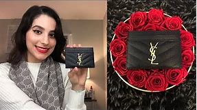 YSL Cardholder Unboxing & Review | What Fits