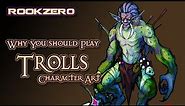 Why you should play Trolls in D&D - Rookzer0 Character art