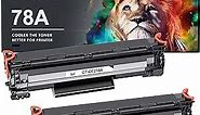 CE278A 78A Black Toner Cartridge Compatible Replacement for HP 78A CE278A for HP Laserjet P1606dn 1536dnf MFP M1536dnf 1606dn P1606 P1566 P1560 Printer Ink (Black, 2-Pack)