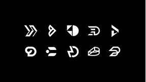 Designing 10 letter D logos (2020)