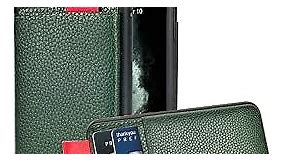 LAMEEKU iPhone 11 Pro Wallet Case, iPhone 11 Pro case with Credit Card Slot Holder Money Pocket (Midnight Green)