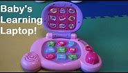 VTech Baby's Learning Laptop Fun Demonstration and Review