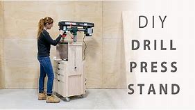 DIY Mobile Drill Press Stand