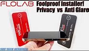 Foolproof Installer! FLOLAB ONETIME Privacy & Anti-Glare iPhone 14 Pro Screen Protector Review!