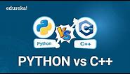 Python vs C++ | Difference between Python and C++ | Python Training | Edureka