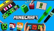 6 COOL Origami Minecraft Paper Craft Ideas to Make at Home | Origami Minecraft