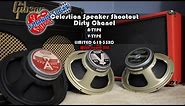 Celestion Speaker Shootout: A-Type, V-Type, Limited G12-35XC on Dirty/Gain Channel by Scott Sill
