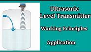 Ultrasonic Level Sensor working Principle|| basics of ultrasonic level transmitters