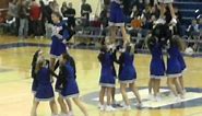 Cheerleaders fall at homecoming!!! Oh no!