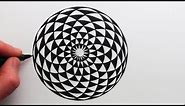 How to Draw a Geometric Circle Pattern Freehand