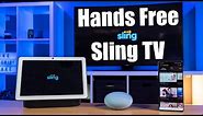 Play Sling TV Hands Free on Chromecast & Smart Displays