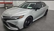 2021 TOYOTA CAMRY XSE CELESTIAL SILVER 4K WALKAROUND 22T123A SOLD!