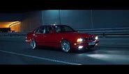 BMW M5 E34 RED - Miyagi - Yamakasi (Music Video Edit)