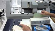 1964 IBM 029 Keypunch Card Punching Demonstration