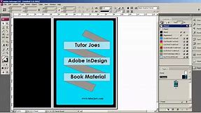 How To Create Book Cover Page Design in InDesign CS3 Part 1 Tamil