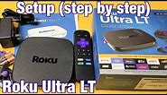 How to Setup/Connect Roku Ultra LT (Step by Step)