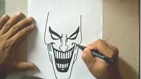 How to Draw the joker - Como Dibujar the joker
