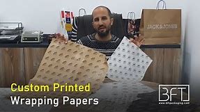 Custom Printed Wrapping Papers - Bft Packaging