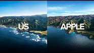 We Recreated Apple's MacOS Big Sur Wallpaper with a Helicopter!
